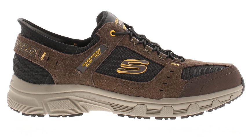 Skechers slip on leather shoes on sale