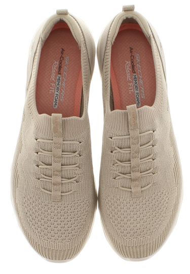 Skechers relaxed fit beige deals