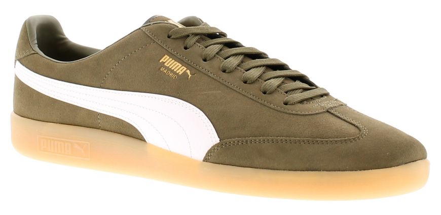 Puma olive green trainers online