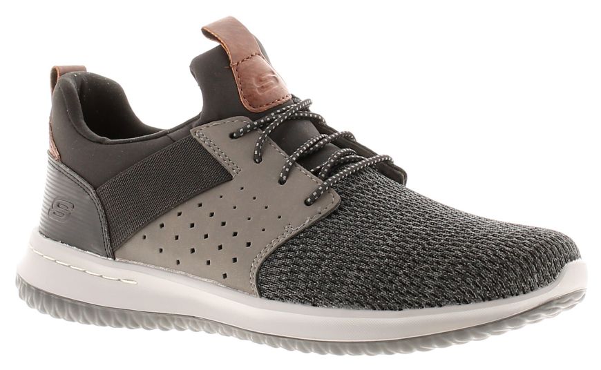 Skechers delson camben grey on sale