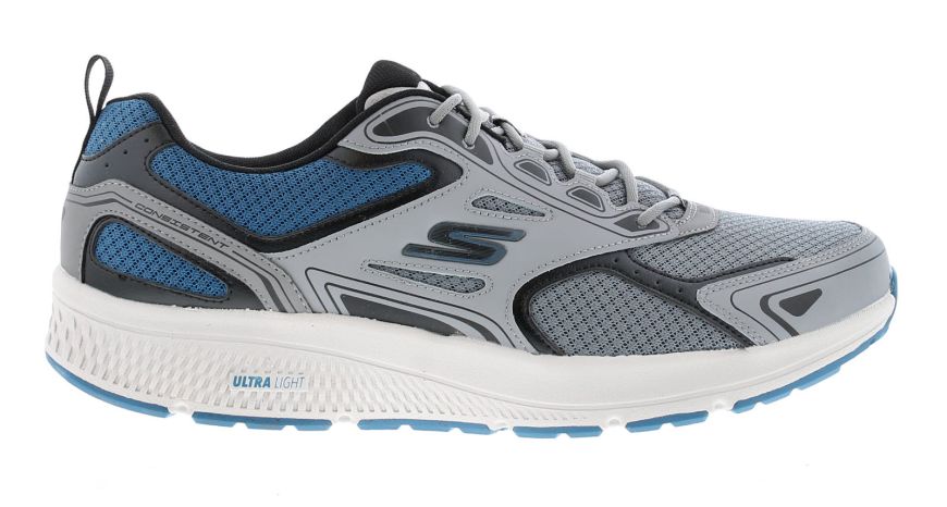 Skechers Go Run Consistent Ve Grey Blue Men S Trainers Wynsors