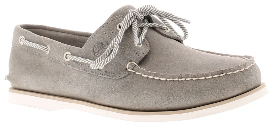 Mens grey boat shoes on sale