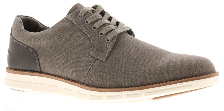 Ben Sherman Mens Canvas Upper La Grey Men S Shoes Wynsors