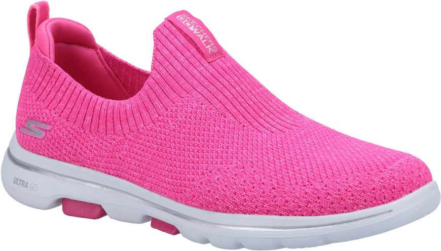 Skechers go walk womens pink on sale