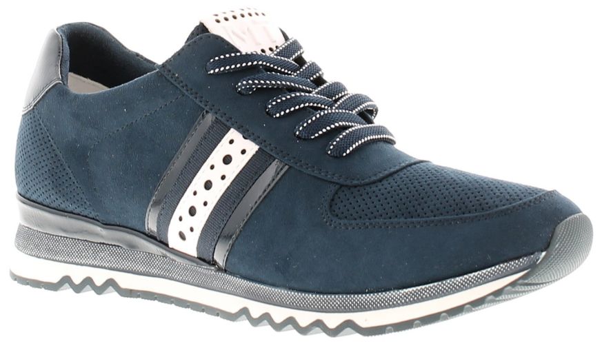 Marco tozzi trainers navy online