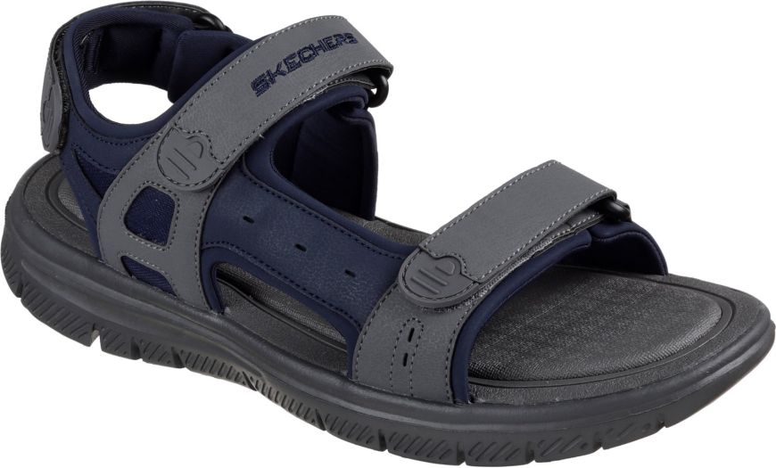 Skechers Flex Advantage S Up Navy Charcoal Men S Sandals Wynsors