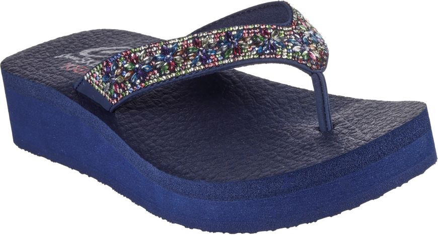 Skechers Vinyasa Wilddaisie Navy Women S Sandals Wynsors