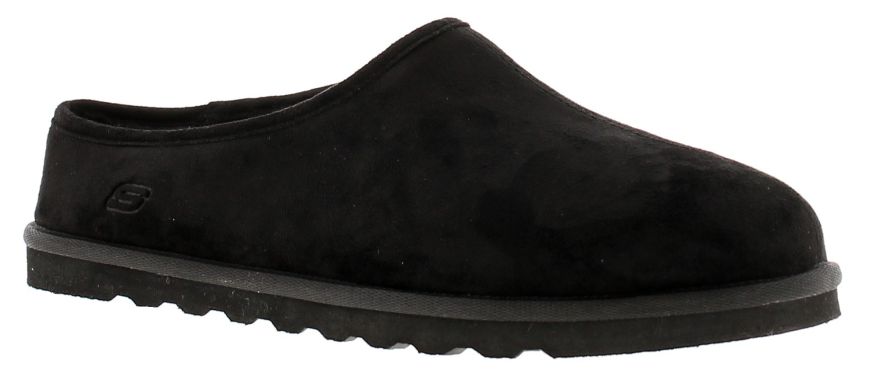 Skechers Renten Lemato Black | Men'S Slippers | Wynsors