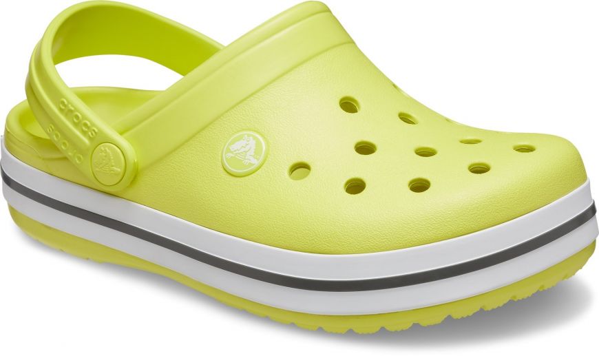 Yellow crocband crocs hot sale