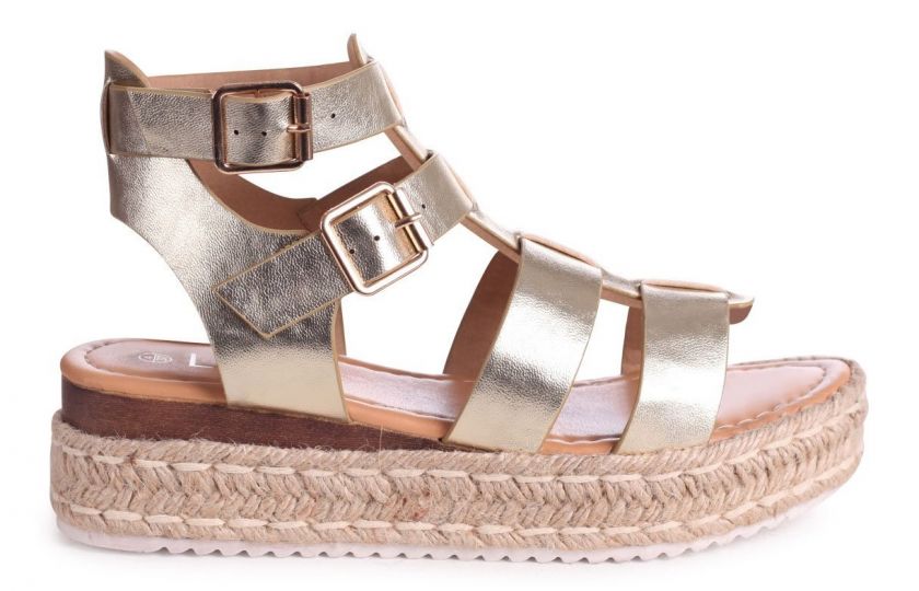 Linzi Madrid Gold Gold Women S Sandals Wynsors