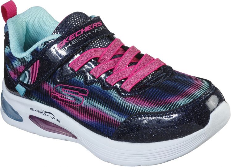 Skechers navy and pink on sale trainers