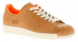 Adidas Originals Superstar 80S Tan White Mens Trainers Wynsors